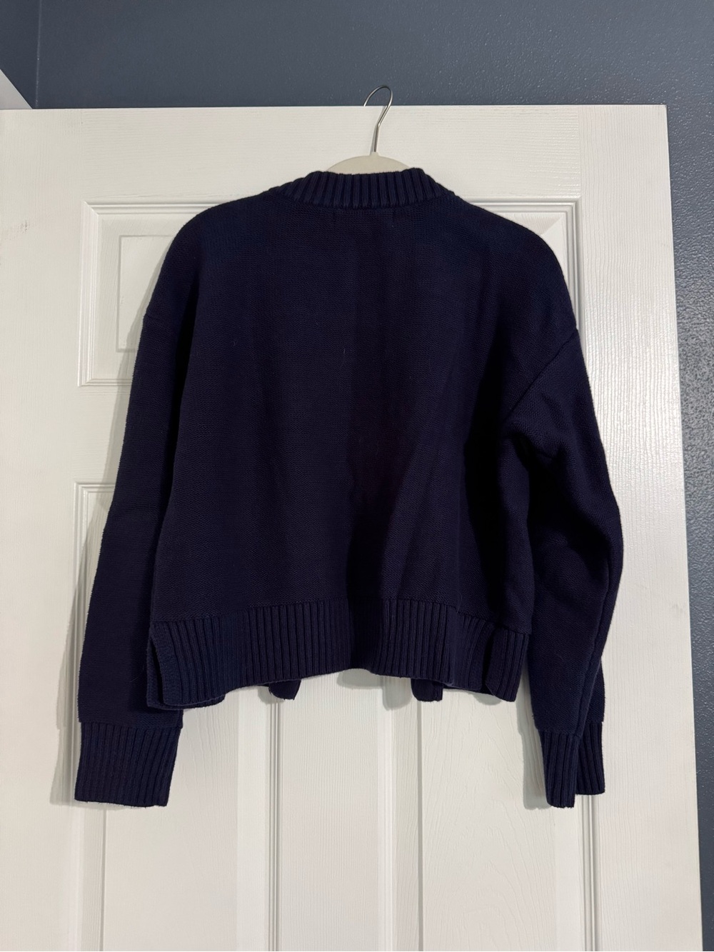 WILT Dark Navy Crewneck Button Cardigan - Picture 2 of 3